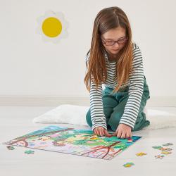 J02547 Janod Puzzle v kufrku Matka prroda 200 ks 11